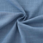 Denim Blue Curtains for Living Room Back Tab Modern Farmhouse Semi Sheer Blue - Image 6