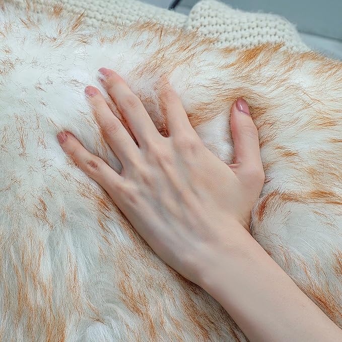 linmopm Faux Fur Rug Sheepskin Shag Fluffy Fuzzy 2x6 ft Runner Rugs - Image 5