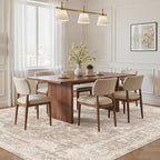 Madane Washable 6x9 Area Rugs for Living Room, Vintage Natural Rug - Image 3