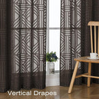 Simplebrand Chocolate Sheer Kitchen Curtains 36 Inch Length Tier Curtains 2 - Image 5