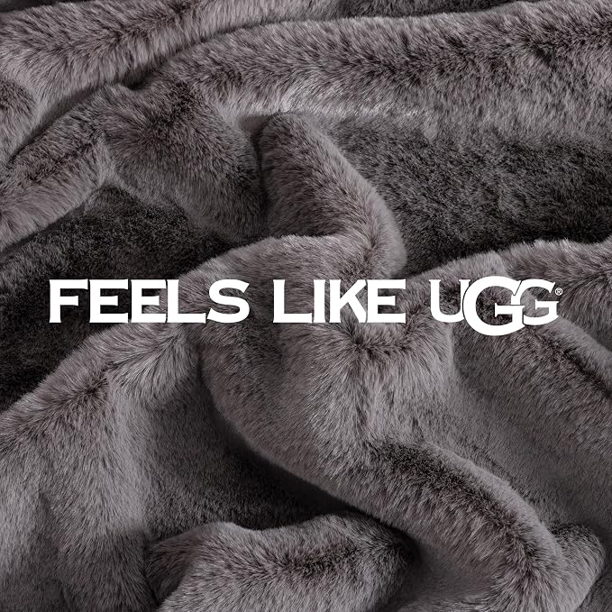 UGG Euphoria Faux Fur Throw Blanket, Oversized Soft Throw - Image 5