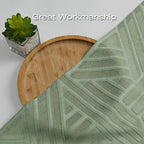 Simplebrand Sage Green Semi Sheer Curtains 63 Inch Length 2 Panels, Light - Image 6