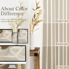Nanspring Vanilla Curtains 90 Inches Long - Image 3