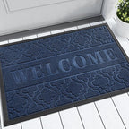 Yimobra Welcome Mat Outdoor Indoor, All-Season Waterproof Front Door Mat by Yimobra
