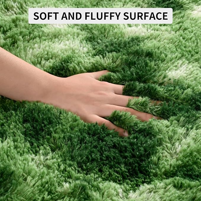 Tepook Soft Fluffy Rugs for Living Room, 5x8 Shaggy Area Rug for Bedroom - Image 7