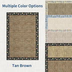 GarveeHome 4x6 Area Rugs for Bedroom Living Room Machine Washable Rugs Floral - Image 8