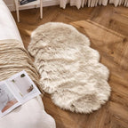 MIULEE Luxury Soft Fluffy Area Rug 3x5 Feet, Faux Fur Sheepskin Rug Decorative by MIULEE