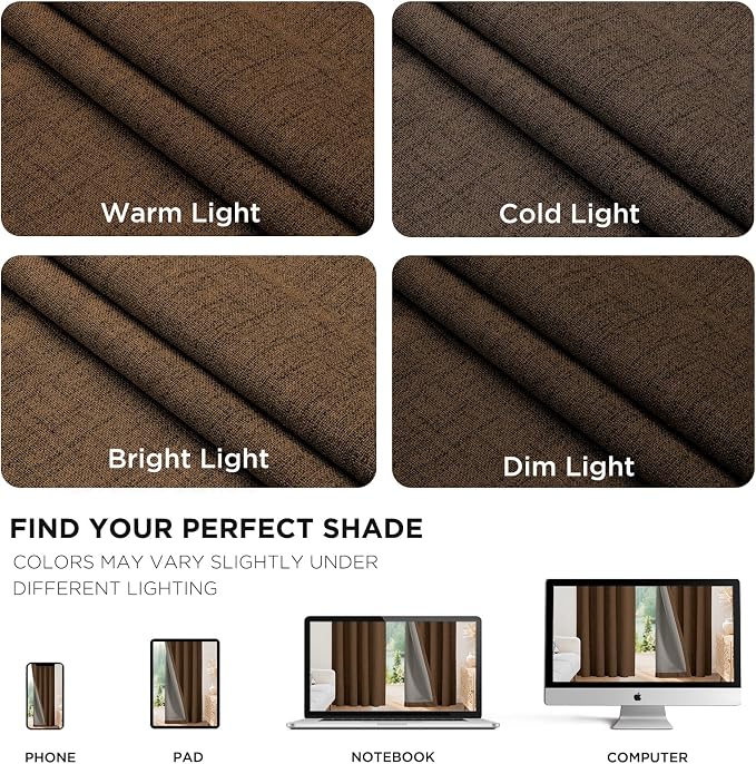 Joydeco Blackout Curtains for Bedroom - Image 9