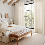 Linen Curtains for Living Room 72 Inches Long Modern Farmhouse Decor Light - Image 8