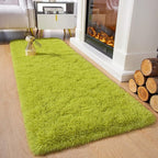Chicrug Soft Runner Rug for Bedroom Living Room Plush Fluffy Rugs 2x6 Feet - Image 2