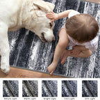 Lansny Modern Abstract Runner Rug 2x5 - Image 7