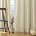 Joydeco Linen Curtains, 90 Inch Length, 2 Panels Set by JOYDECO