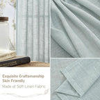 LAMIT Linen Blended Curtains 72 inch - Image 6