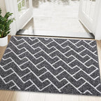 OLANLY Front Door Mat, Non-Slip Rubber Backing, Dirt Resistant and Absorbent by OLANLY