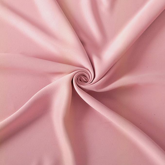 LEMOMO Pink Blackout Curtains 34 x 54 Inch Length/Set of 2 Curtain - Image 5