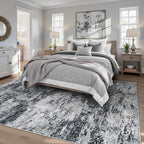 Area Rugs 6x9 for Living Room: Washable Rug Modern Abstract Neutral Soft - Image 2