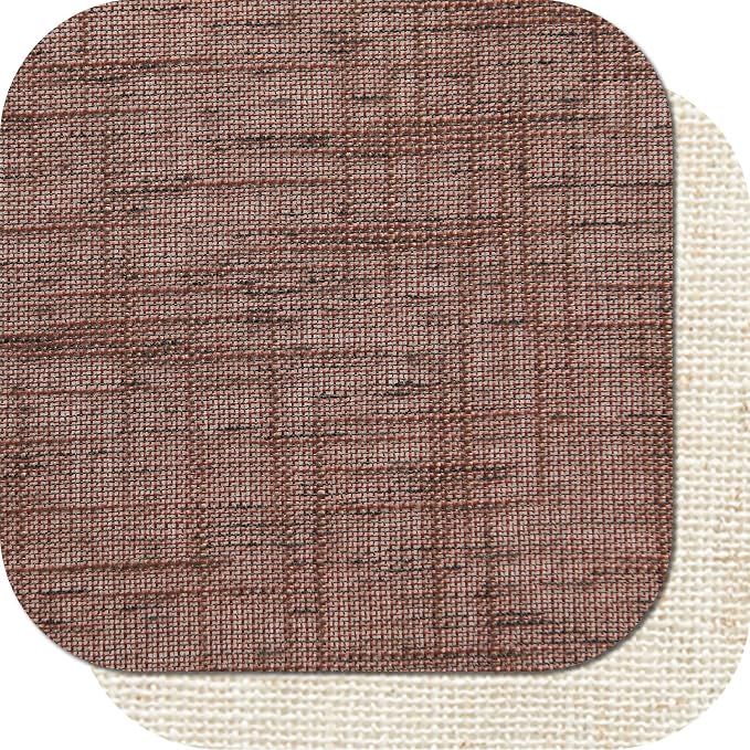 jinchan Linen Valance for Farmhouse Living Room Windows 16 Inch Slubbed Crossed - Image 9