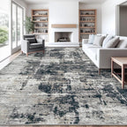 10x14 Area Rugs for Living Room, Washable Modern Abstract Large Area Rug by XLUEZ