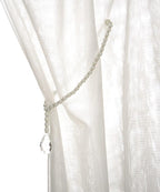 SUQ I OME 1 Pair of Luxury Crystal Beaded Magnetic Curtain Tieback and Holdback - Image 3