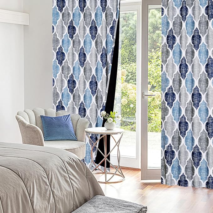 Beauoop 100% Blackout Curtains 96 Inches Long 2 Panels - Image 7