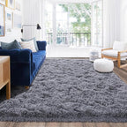 Rugs for Living Room 5x7, Soft Shaggy Modern Shag Area Rug for Bedroom - Image 2