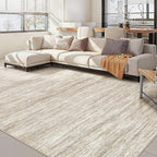 Nakagishi 10x14 Area Rugs Living Room: Washable Large Vintage Rug Neutral by NakagishiAreaRug