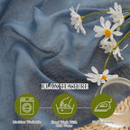 NICETOWN Flax Linen Sheer Curtains - Image 2