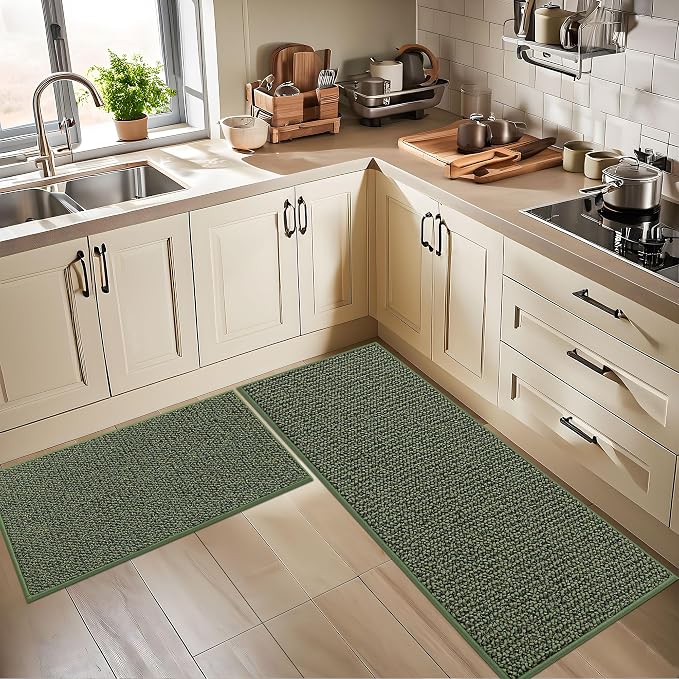 BEQHAUSE Kitchen Rugs 20"x32", Non-Slip Kitchen Mats - Image 8