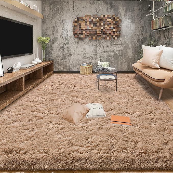 Tepook Super Soft Fluffy Rugs for Bedroom, Shag 5x8 Area Rugs for Living Room - Image 3