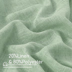 LAMIT Linen Curtains for Living Room 84 inch Length 2 Panels, Light Filtering - Image 3