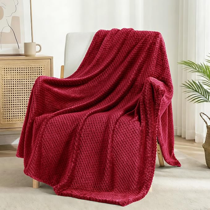 Exclusivo Mezcla Fleece Bed Blanket Twin Size, Super Soft and Warm Blankets - Image 4