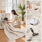 zesthome 8x10 Area Rugs for Living Room, Non-Slip Backing Washable Rugs - Image 5