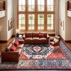 SERISSA 8x12 Area Rugs for Living Room, Large Washable Non-Slip Boho Rug - Image 3