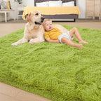 Tepook Fluffy Large Rugs for Living Room, Shag Area Rug 6x9 Soft Carpet for - Image 4