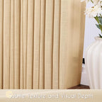 Tan Linen Curtains 108 inches Long - Image 3
