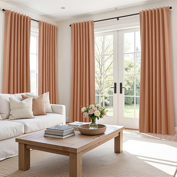 Guken 100% Blackout Curtains 120 Inch Length 2 Panels Set - Image 9