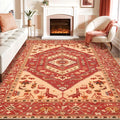 SERISSA Washable Rugs 8x10 Area Rugs, Large Non-Slip Boho Living Room Rug by SERISSAHomeDecorCollection