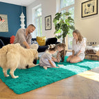 OLANLY 2x3 Machine Washable Small Bedside Rug, Soft Fluffy Shaggy Entryway - Image 6