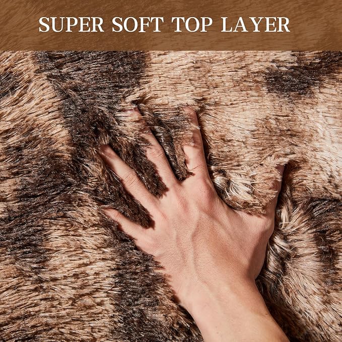 6x9 Area Rugs for Living Room, Ultra Soft Shaggy Rugs Carpets, Anti-Skid Soft - Image 3