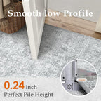 PureCozy 5x7 Area Rug Washable Vintage Living Room Carpet Large Indoor Non Slip - Image 3
