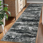 KOZYFLY Modern Abstract Hallway Runner Rug, 2.6x8 Washable Rug Runner Non-Slip - Image 7