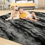 Tepook Area Rugs 9x12 for Living Room, Super Soft Fluffy Rugs for Bedroom - Image 4