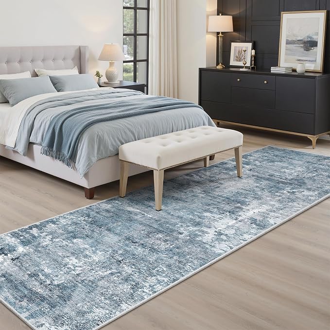 Runner Rug 2x8 Washable Non-Slip Hallway Runner Rugs - Image 4