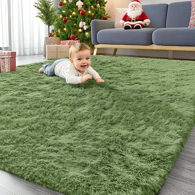 OLANLY 5x7 Machine Washable Large Area Rugs by OLANLY