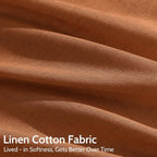 Desert Orange Semi Sheer Curtains 108 Inches - Image 4