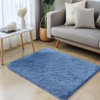 OLANLY 2x3 Machine Washable Small Bedside Rug, Soft Fluffy Shaggy Entryway - Image 3