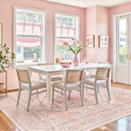 zesthome 7x9 Washable Rugs for Baby Girl, Super Soft Pink Rugs for Nursery Room - Image 9