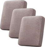 H.VERSAILTEX Velvet Stretch Couch Cushion Cover Plush Cushion Slipcover by HVERSAILTEX