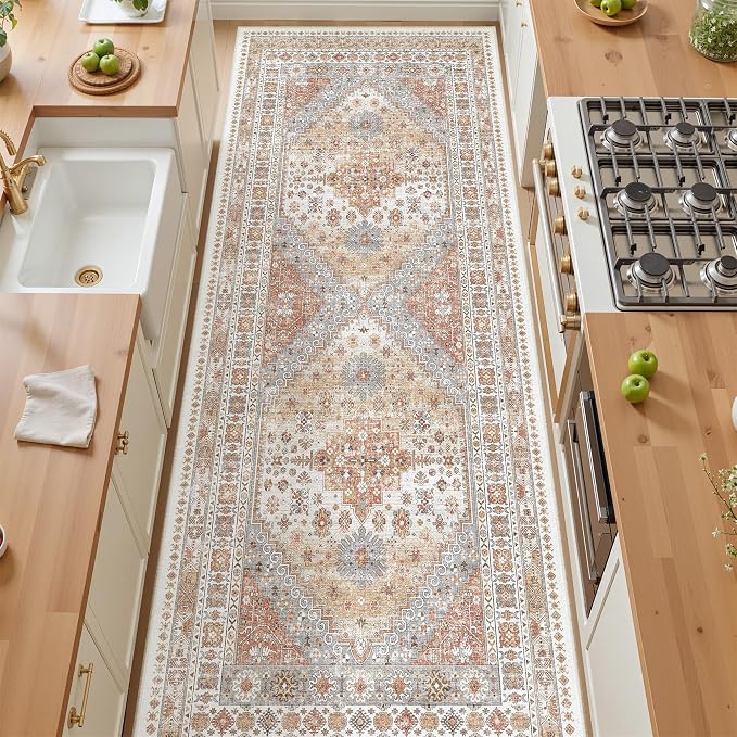 4x10 Runner Rug, Washable Hallway Runner Rug - Image 8