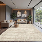 Soalmost 10x14 Area Rugs for Living Room, Non Slip Machine Washable Vintage Rugs - Image 2